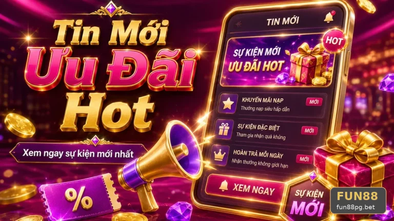 Đọc tin mới về ưu đãi FUN88 cần chuẩn bị những bước nào?